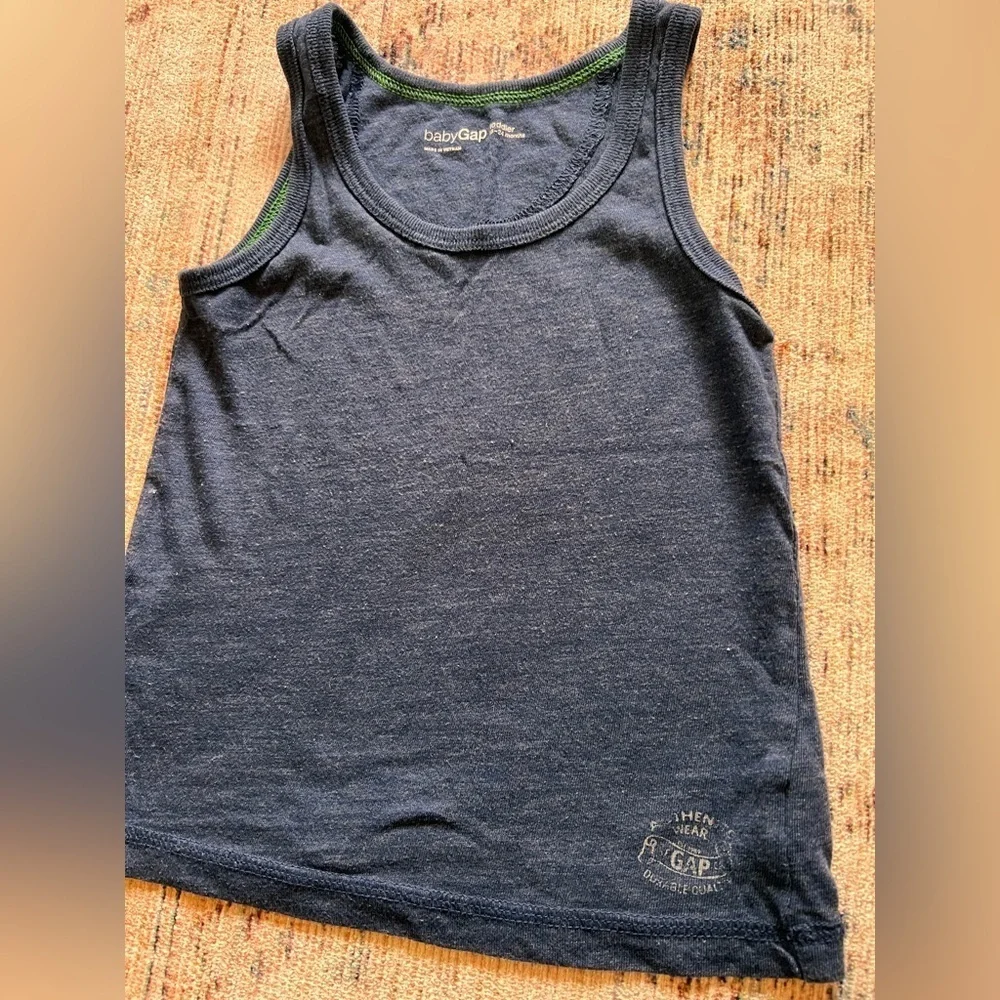 BabyGap Navy Blue Tank Top